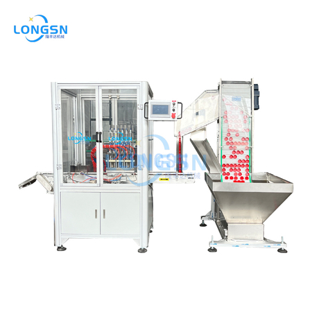 آلة إدخال غطاء بلاستيكي تلقائي عالي السرعة