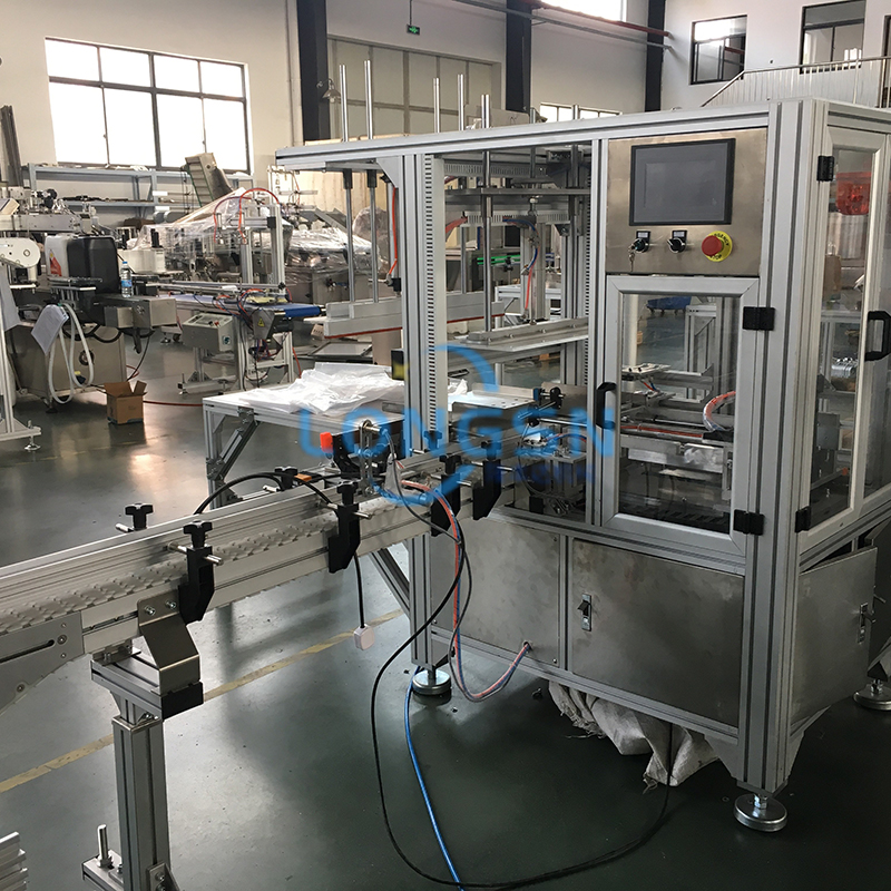 آلة تعبئة أكياس الزجاجة الفارغة