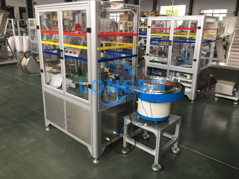 دفع آلة تجميع قبعة السحب