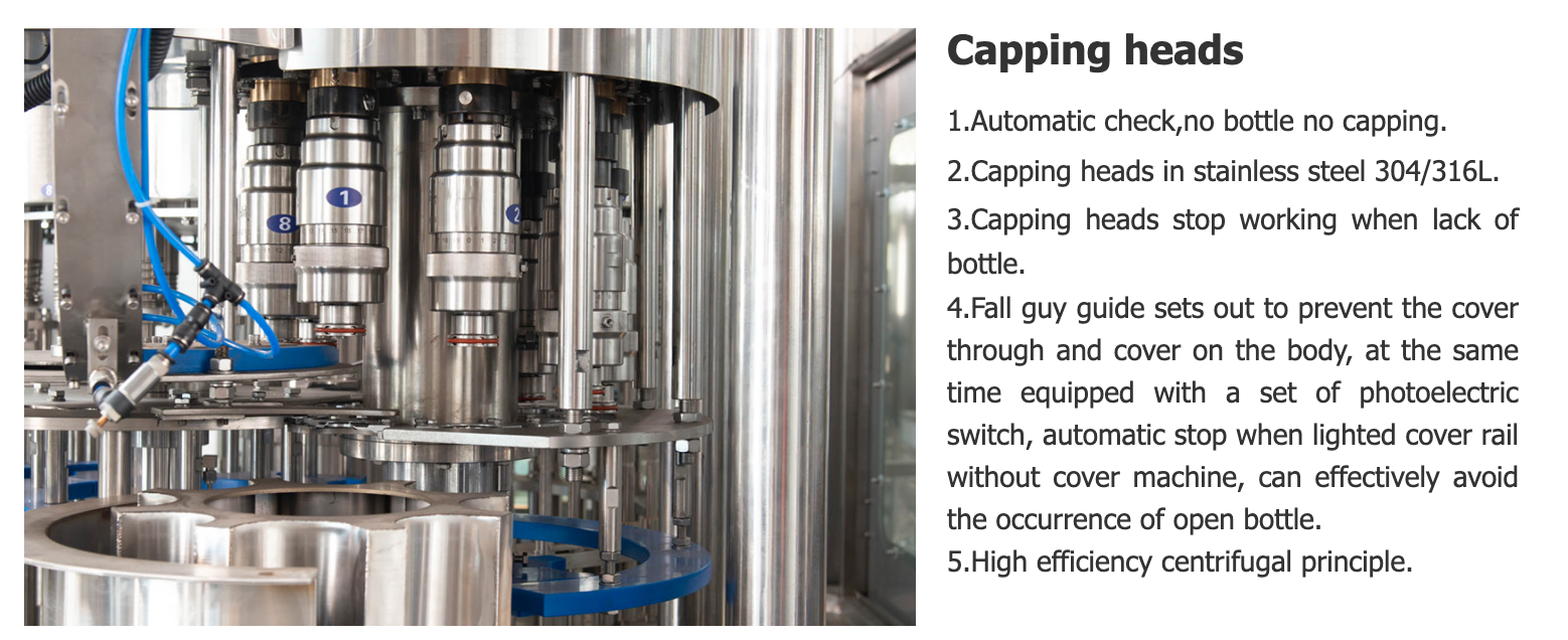 آلة ملء المشروبات الغازية