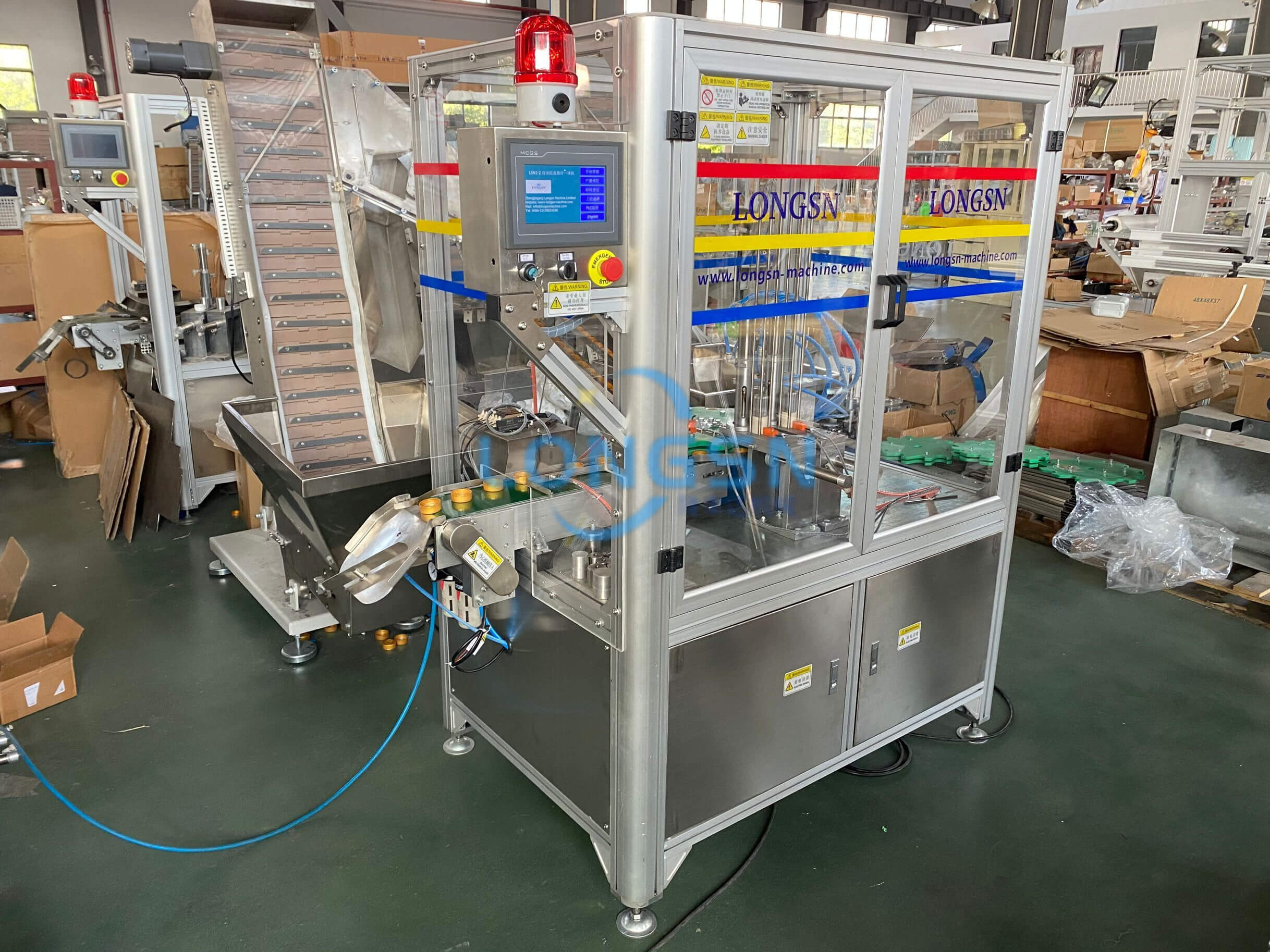 آلة تجميع بطانة CAP